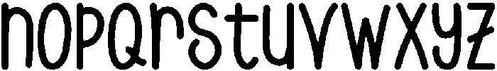 Handmade-Regular otf (400) Font LOWERCASE
