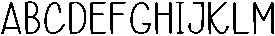 Handmade Regular otf (400) Font UPPERCASE