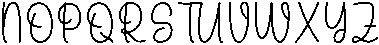 Handmade Regular otf (400) Font UPPERCASE