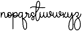 Handmade Regular otf (400) Font LOWERCASE