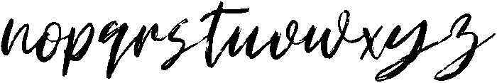 Handmade Regular otf (400) Font LOWERCASE