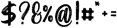 Handmade Regular otf (400) Font OTHER CHARS