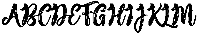 Handmade Regular otf (400) Font UPPERCASE