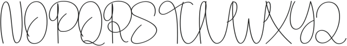 Handmade Signature Regular otf (400) Font UPPERCASE