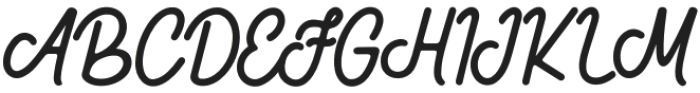Handmade Smoothy Regular otf (400) Font UPPERCASE