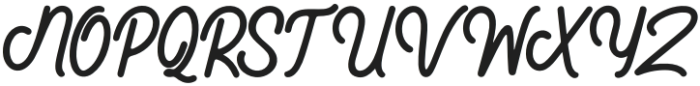 Handmade Smoothy Regular otf (400) Font UPPERCASE