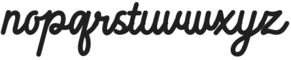 Handmade Smoothy Regular otf (400) Font LOWERCASE