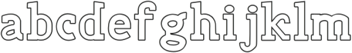 HandmadeSimple-Regular otf (400) Font LOWERCASE