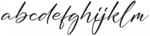 Handmagic Signature otf (400) Font LOWERCASE