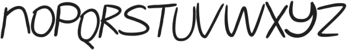 Handnote otf (400) Font UPPERCASE