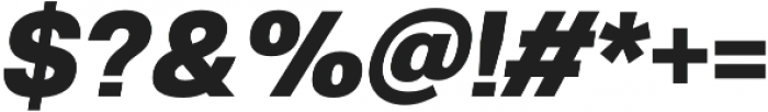 Hando Black Oblique otf (900) Font OTHER CHARS