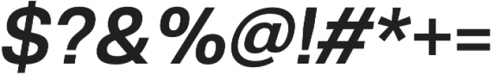 Hando Semi Bold Oblique otf (600) Font OTHER CHARS