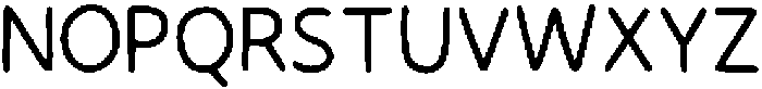 Handone Regular otf (400) Font UPPERCASE