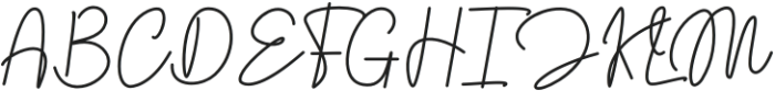 Handoyo Signature otf (400) Font UPPERCASE