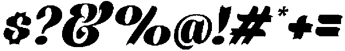Handriyen Italic otf (400) Font OTHER CHARS