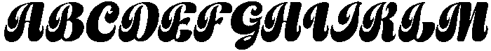 Handriyen Italic otf (400) Font UPPERCASE