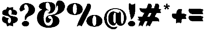 Handriyen Regular otf (400) Font OTHER CHARS