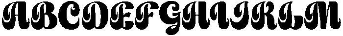 Handriyen Regular otf (400) Font UPPERCASE