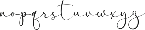 Handscript ttf (400) Font LOWERCASE