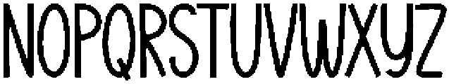Handsome Regular otf (400) Font LOWERCASE