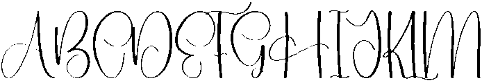 Handsome Regular otf (400) Font UPPERCASE