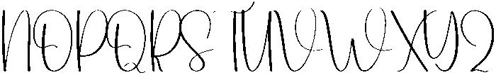Handsome Regular otf (400) Font UPPERCASE