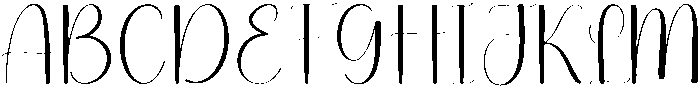 Handsome Regular otf (400) Font UPPERCASE
