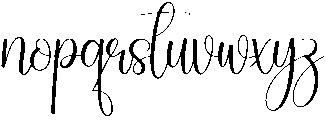 Handsome Regular otf (400) Font LOWERCASE