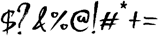Handsome Script otf (400) Font OTHER CHARS