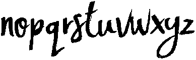 Handsome Script otf (400) Font LOWERCASE