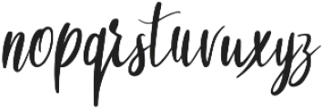 HandsomeDevil otf (400) Font LOWERCASE