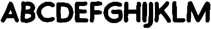 Handson Bold otf (700) Font UPPERCASE