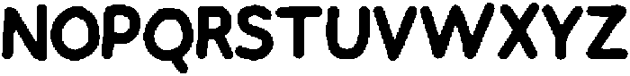 Handson Bold otf (700) Font UPPERCASE
