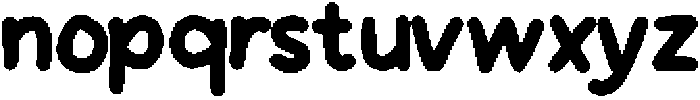 Handson Bold otf (700) Font LOWERCASE