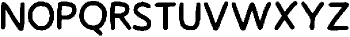 Handson Medium otf (500) Font UPPERCASE