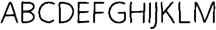 Handson Thin otf (100) Font UPPERCASE