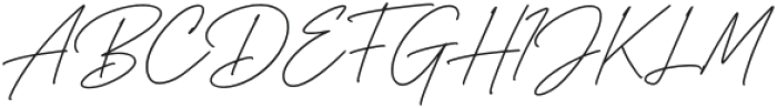 Handsta Signature Regular otf (400) Font UPPERCASE