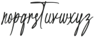 Handwritania otf (400) Font LOWERCASE