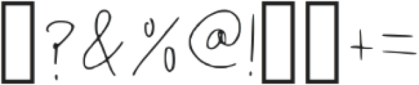 Handwriting Ca Regular otf (400) Font OTHER CHARS