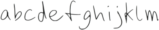 Handwriting Ca Regular otf (400) Font LOWERCASE