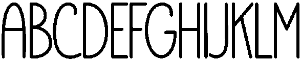 Handwriting Creative Regular otf (400) Font UPPERCASE