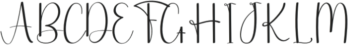 Handwriting Creative Regular otf (400) Font UPPERCASE