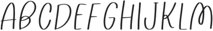 Handwriting Font 4 Regular otf (400) Font LOWERCASE