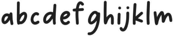 Handwriting Font 5 Regular otf (400) Font LOWERCASE