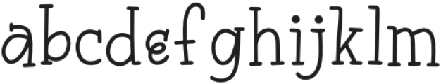 Handwriting Font 6 Regular otf (400) Font LOWERCASE