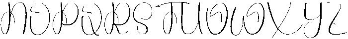 Handwriting Maddison Regular otf (400) Font UPPERCASE