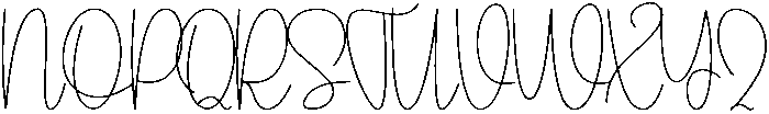 Handwriting Regular otf (400) Font UPPERCASE