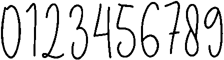 Handwriting Regular otf (400) Font OTHER CHARS