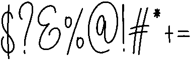 Handwriting Regular otf (400) Font OTHER CHARS