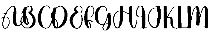 Handwriting Regular otf (400) Font UPPERCASE